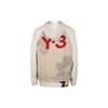Y-3 SS21 Back Logo Print Hoodie Men Tops White GV6090
