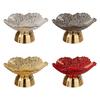 Decorative Pedestal Bowl Fashion Dish Holder Storage Tray for Home Kitchen