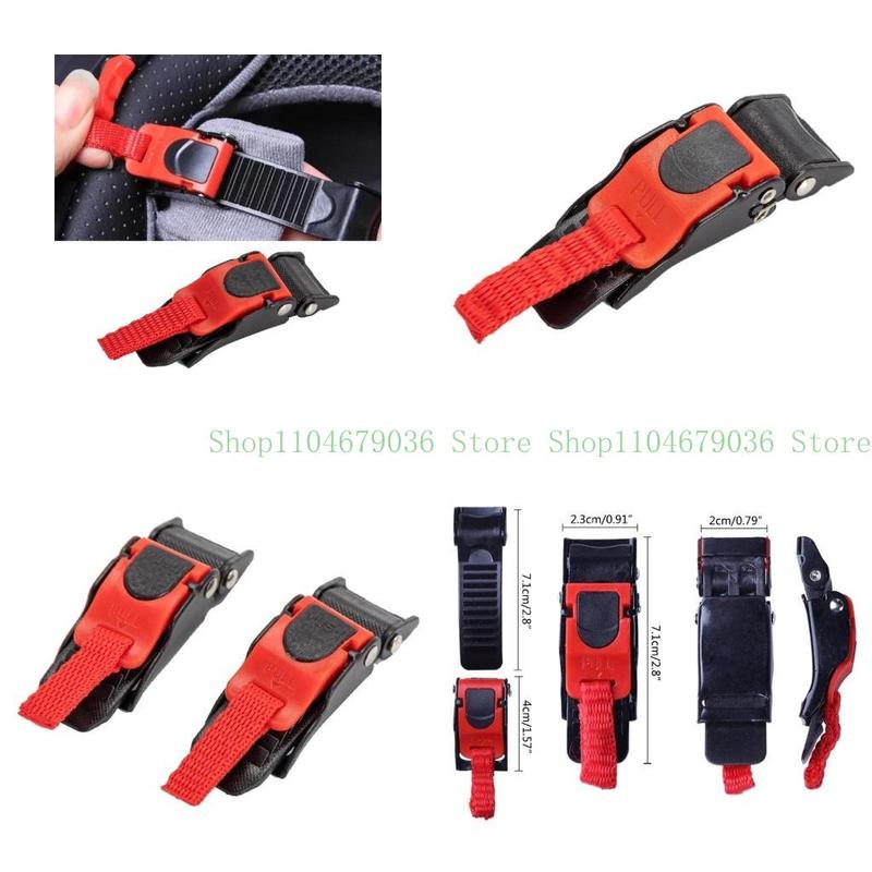 652F Motorcycle Helmet Plastics Pull Buckles ATV Bike Crash Helmet Clip Chin Strap