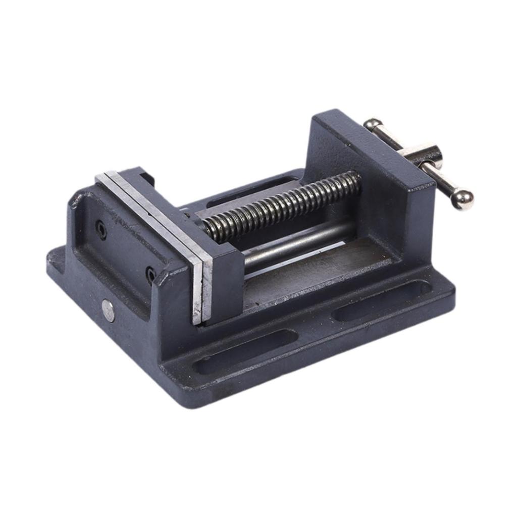 Milling Machine Vise Precision Bench Clamp Flat Nose Pliers Drill Cast Iron Rod Guide