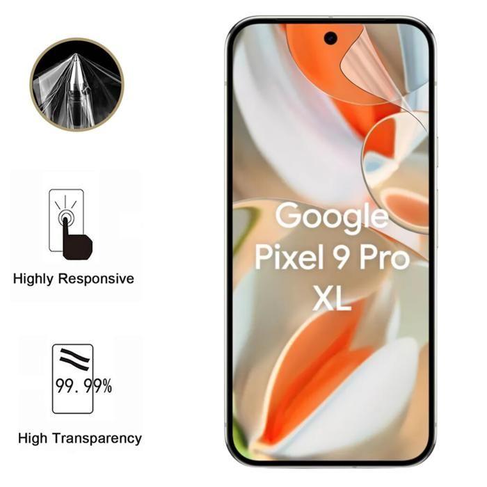 Screen Protector - Phonillico - Google Pixel 9 Pro XL - 2 Pack - Ultra Thin - Scratch Resistant