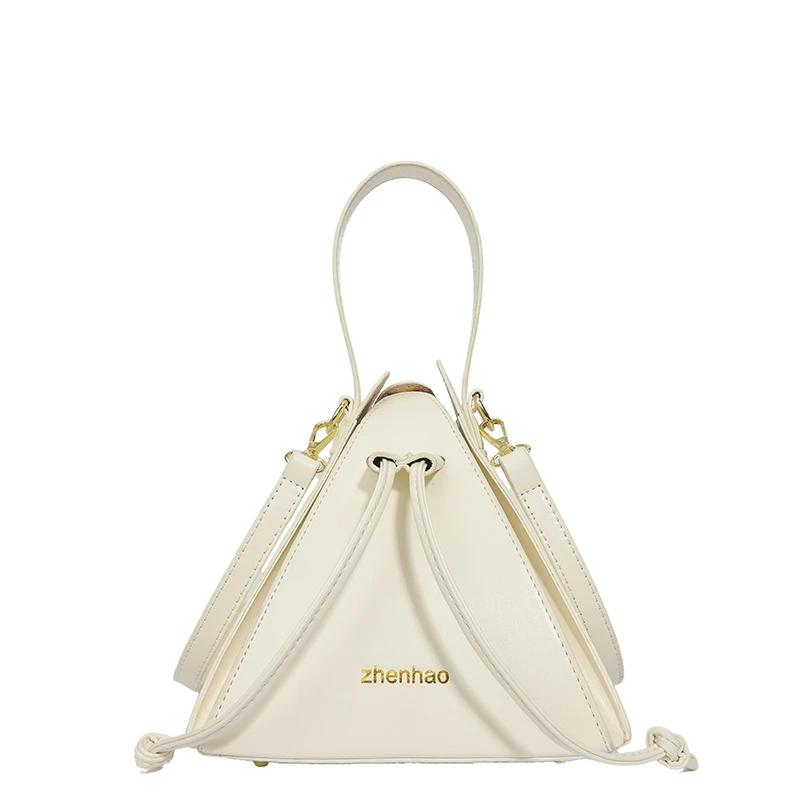 Luxury niche high-class exquisite small female bag new silver zongzi portable messenger Paket