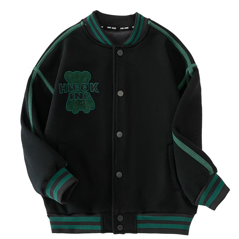Little Elephant Hamm Boys  Fleece-Lined Baseball Jacket 110 cm