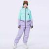 Unisex Couple's Korean Style Ski Suit Set: Warm, Thick Jacket and Pants for Snowboarding & Alpine Skiing