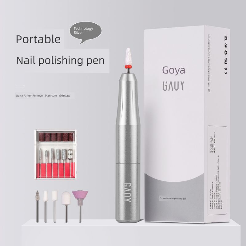 Gaoy GAOY Electric Small For Home Pen Nail Remover Technology Silver [King of Cost-Effectiveness]