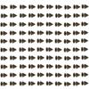 Punk Rock Clothing Studs Sturdy Alloy Rivets for Handmade Bags Shoes and Accessories Easy Installation