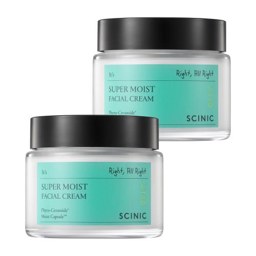 Scinic Super Moist Facial Cream 80ml (Set of 2) Standard