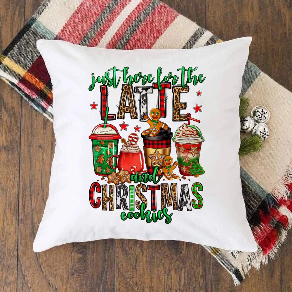 Christmas Crew Deer Print Pillow Case Winter Party Decor Home Cushion Cover Fall Holiday Pillowcase Xmas Gift for Family Friends