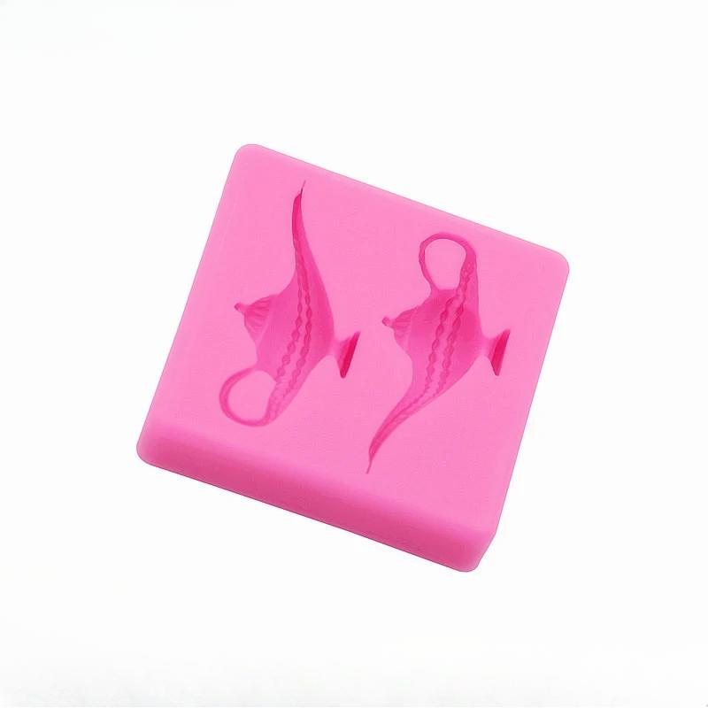 Mini Lamp Decorative Ornament Silicone Mold DIY Jewelry Pendants Pendant Drip Mold Chocolate Cake Dessert Decoration