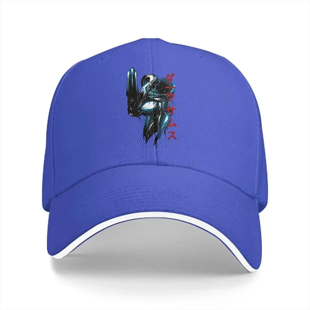 Washed Mens Baseball Cap Dark Samus Trucker Snapback Caps Dad Hat Super Metroid Golf Hats