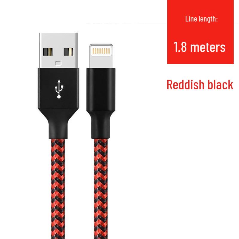 Fast-Charging Nylon Braided Data Cable for iPhone 11/12/13/14