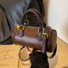2025 New Women's Bag Autumn Winter Genuine Leather Single Shoulder Crossbody Bag Melad Handbag Pillow Bag
