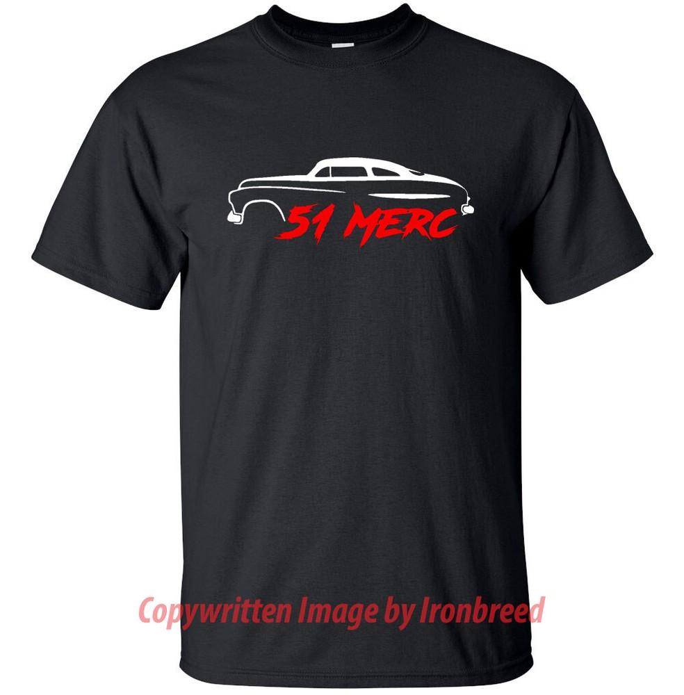 

1951 Ford Mercury 51 MERC lead sled Racing Muscle Car T-Shirt 4XL