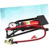 Hochdruck-Fußpumpe für Autos und Fahrräder mit Manometer Anti-Rutsch-Pedal Multifunktionale Ventile Geeignet für