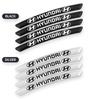 4Pcs Car Wheel Hub Rim Stickers Decals Auto Styling Accessories For Hyundai Tucson IX35 I30 I20 Kona Coupe Veloster I40 Getz b1