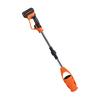 Leaf Blower Cordless, 400W Leaf Blowers with 1 Battery Powered and 1 Charger, Detachable Folding Blower Cordless for Lawn Care, Patio, Indoor