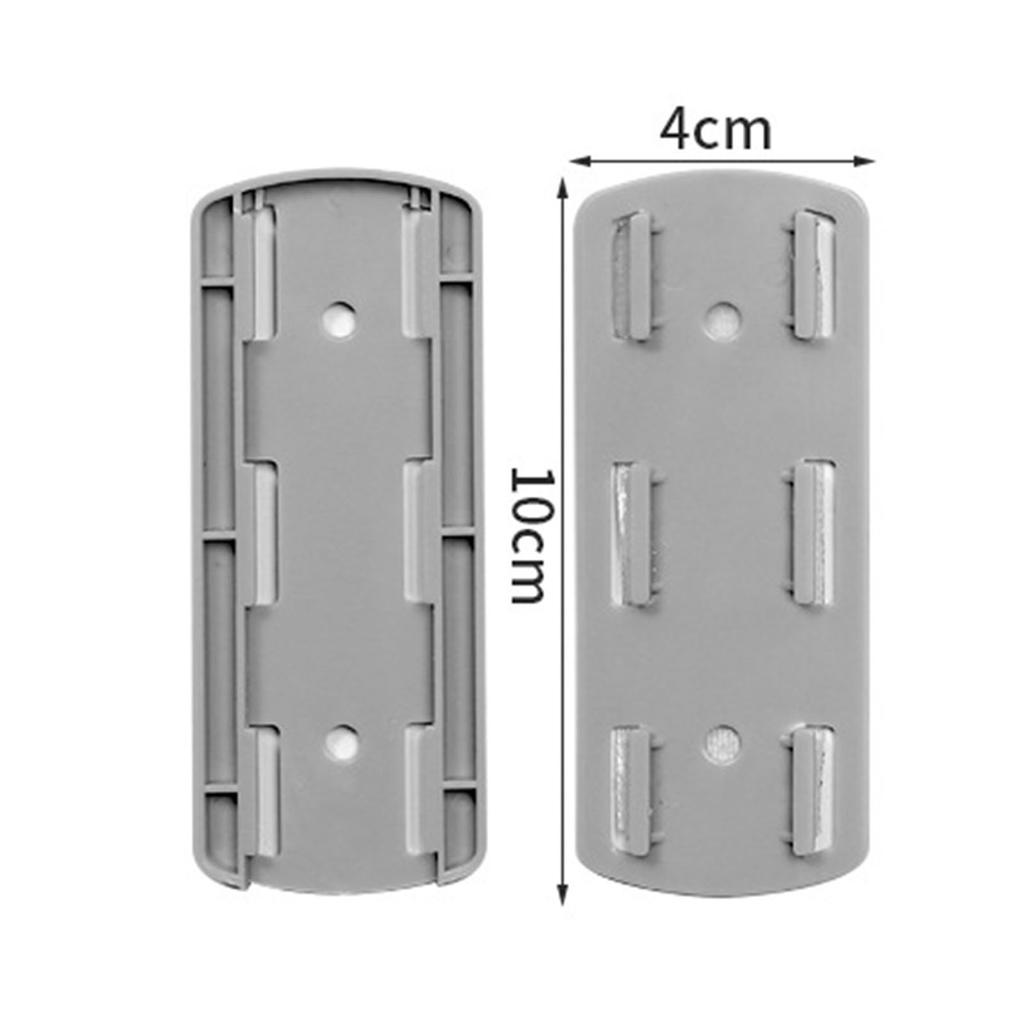 Desktop Socket Fixer Cable Management Wall Mounted Self Adhesive No Hole Power Strip Fixation Holder