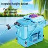 Compact Ultra-Light Fishing Tackle Box: Portable Hard Shell with Multifunctional Live Fish Bucket