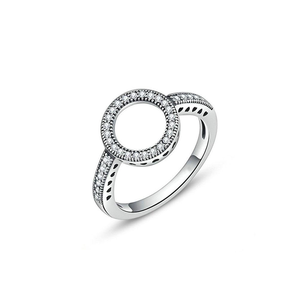 925 Silver, Heart-Shaped, Floral, Sun Moon Rings Suitable for Delicate Jewelry for Women At Wedding Parties