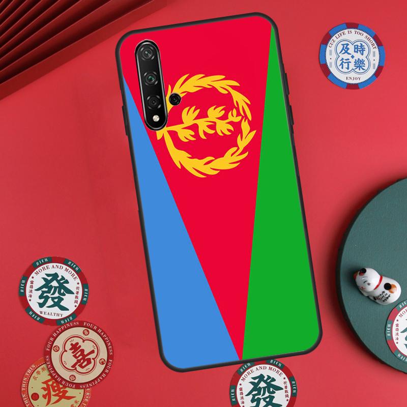 Eritrea Flag For Huawei Nova 11i 8i 12i 12s 9 10 SE Y60 Y70 Y90 Y72 Y73 Y61 Y91 P60 Pro P30 P40 Lite Case