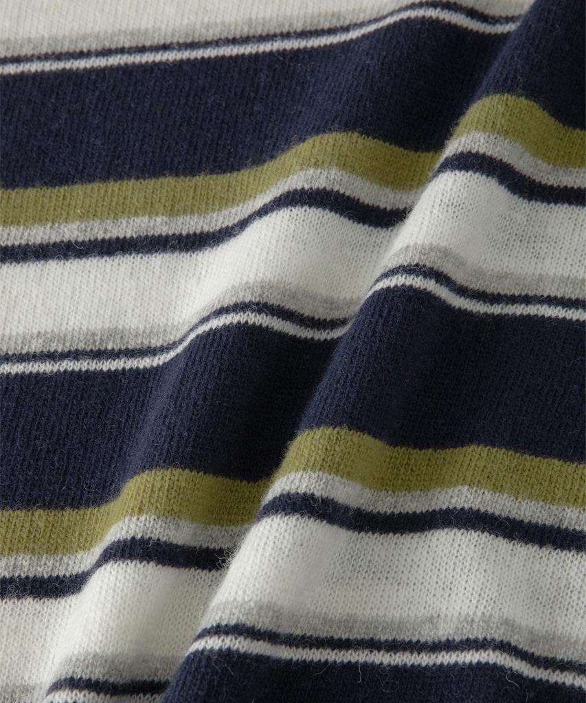 Sseomweeobeoteo Cope Stripe Knit - Navy