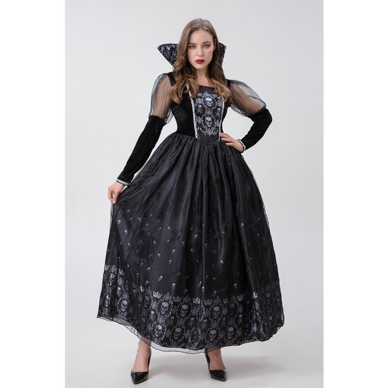 

Костюмы на Хэллоуин Новый Костюм Зомби с Головой Черепа Ужасов Барная Вечеринка Костюм Вампира Демона XXL