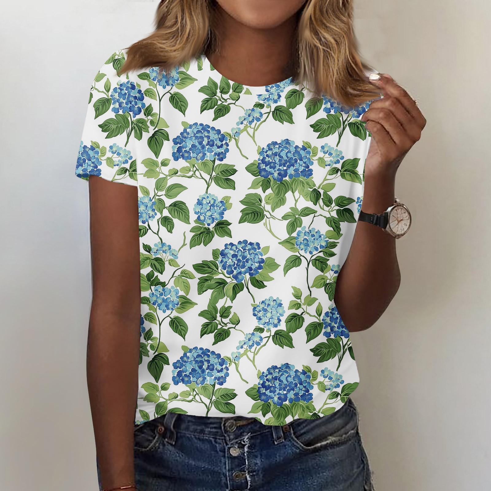 

Женская мода повседневная футболка с круглым вырезом и короткими рукавами, топ, футболка, топ M