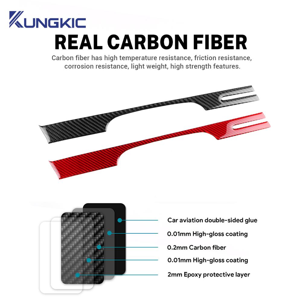 Real Soft Carbon Fiber Sticker For Kia Sportage NQ5 2025 2025 2025 2025 LHD RHD Car Instrument Dashboard Panel Interior Trim