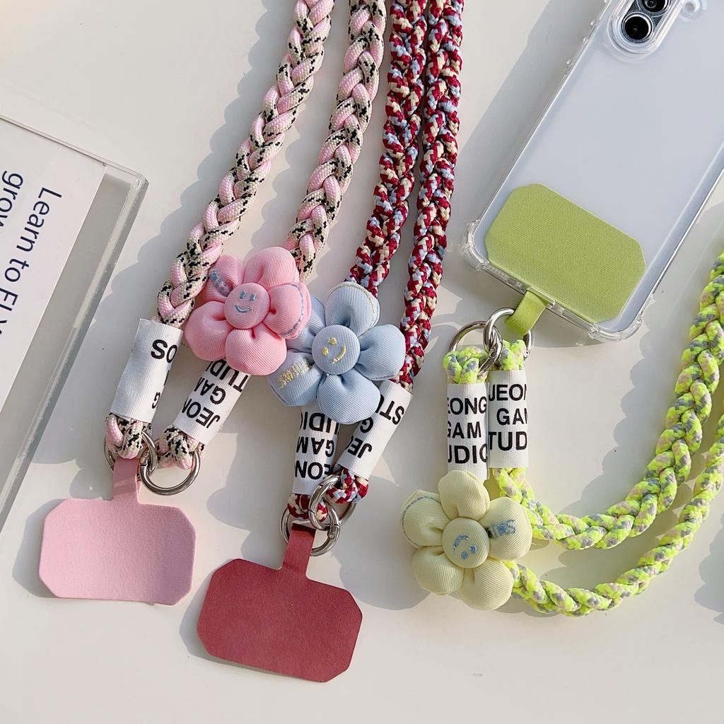 Can Be Carried Outdoor Mountaineering Mobile Phone Lanyard Women's Belts Woven Hanging Ornaments Anti Loss Lanyards Neck Strap