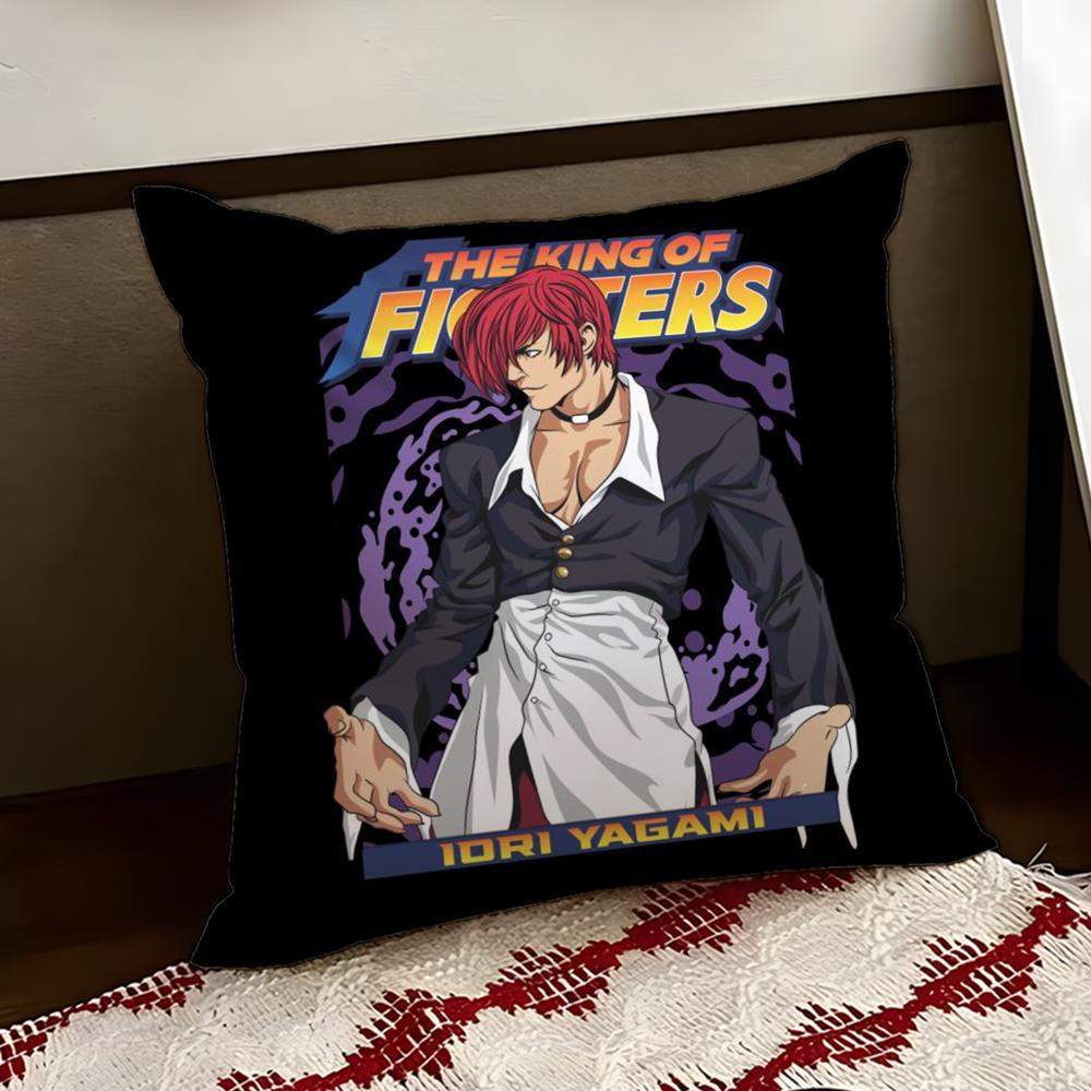 KKOF The KKing of FFighterS Cushion Cover Reversible Soft Durable Pillow Cover Home Car MultiScene Use for Daily Comfort