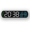 LED Alarm Clock TEMP Humidity Date Week Display Dual Alarm Timer Countdown DST Snooze Auto Dimming 12/24H Digital Table Clock2