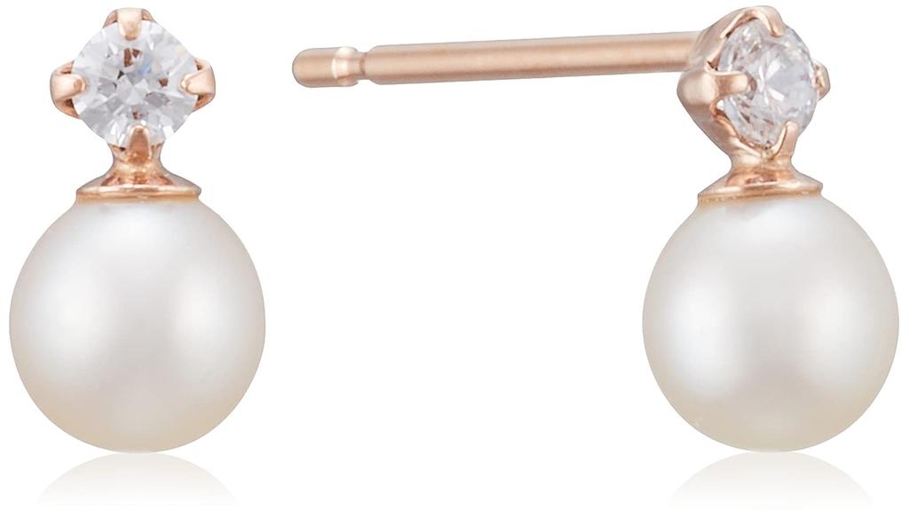 10K Pink Gold Earrings 151836153108 Canal4℃ (Canal 4℃) (PG)