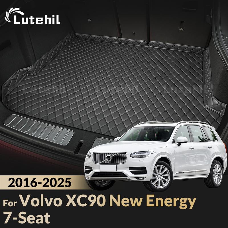 For Volvo XC90 New Energy 7-Seat 2016-2025 24 23 22 21 20 19 18 17 3D Car Trunk Mat Cargo Liner Carpet Car Accessories