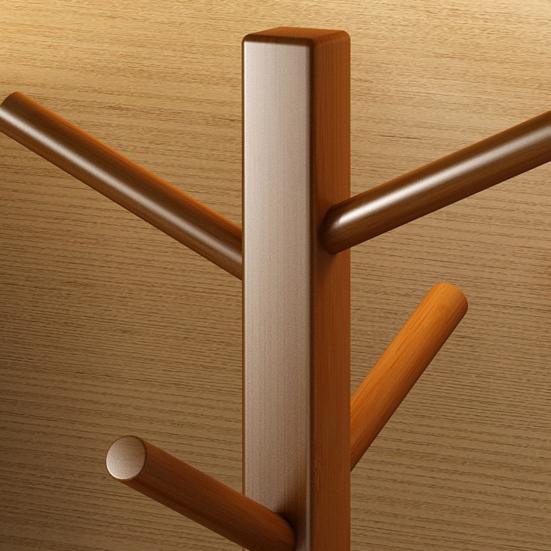 Stojak do przechowywania kubków na wodę Drewno lite Odwrócony uchwyt na kubki Nośność Możliwość piętrowania Biurkowy wieszak na kubki do Kuchni Restauracji Domu