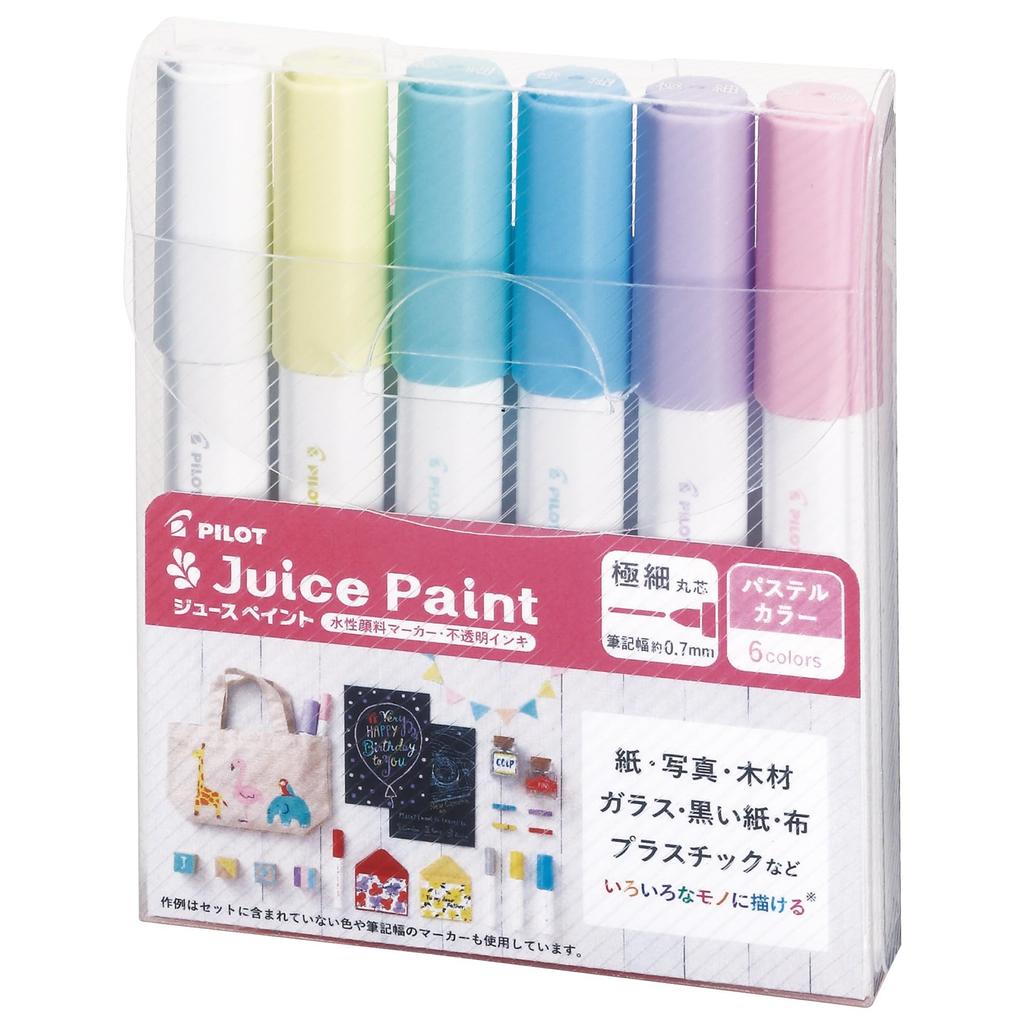 PILOT Juice Paint EF Pastel 6C SJP120EF6CP Marker,