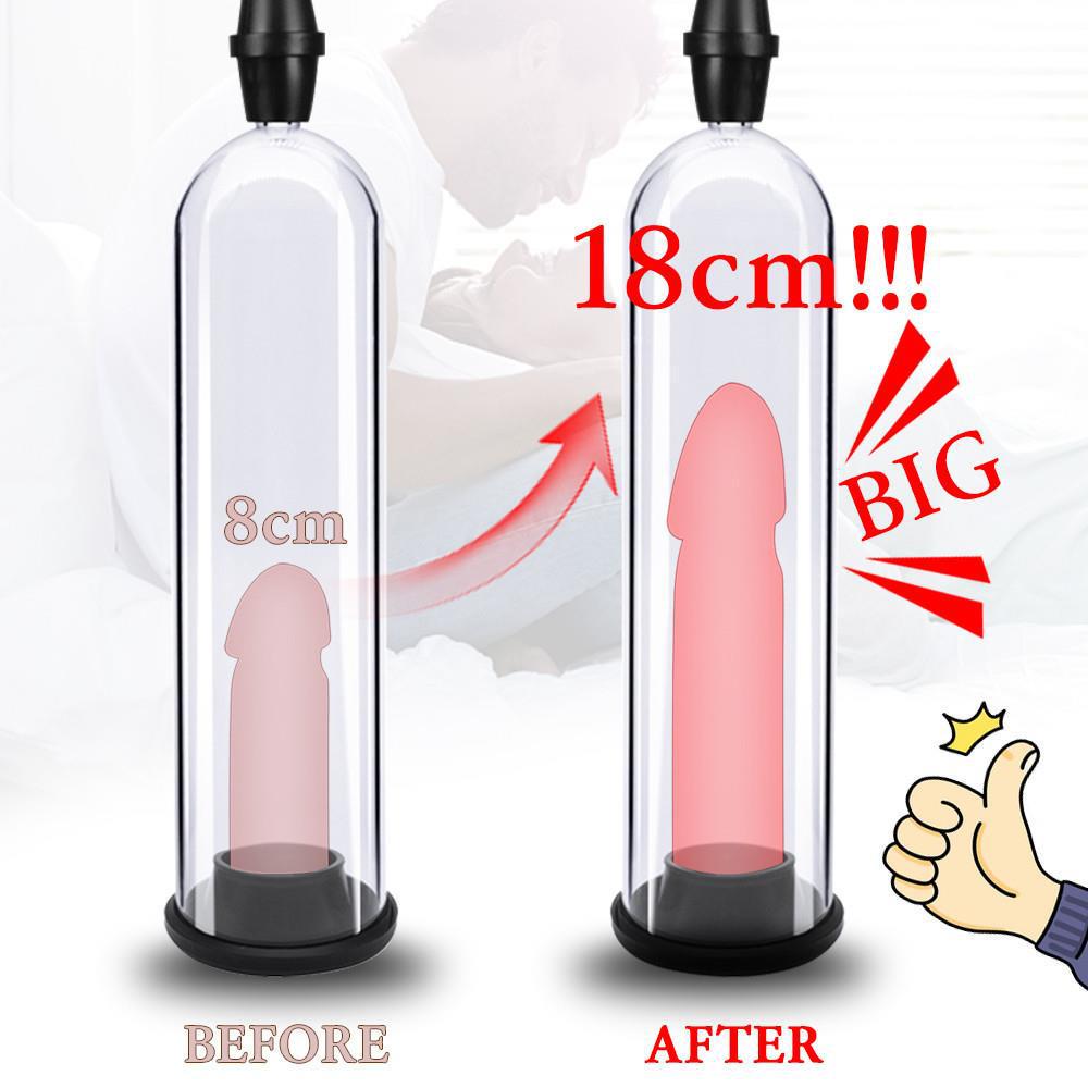 Men's Vacuum Pump Trainer: Negative Pressure Exerciser and Adult Stimulator Cup.