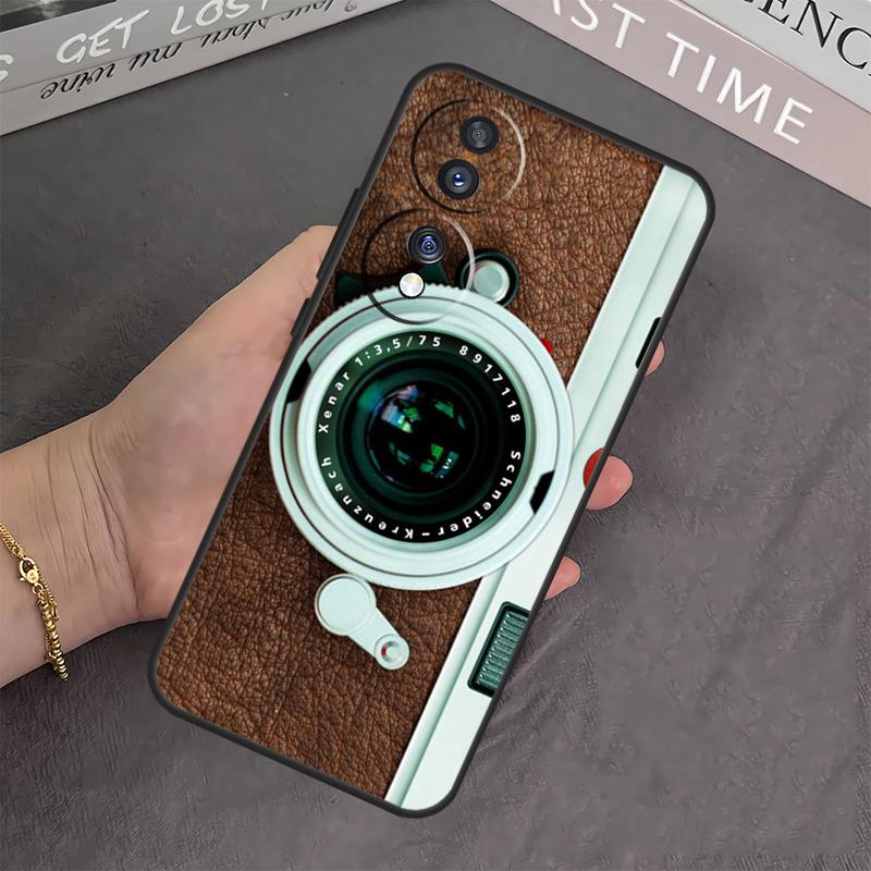 

Retro Camera Vintage Case For Honor X8a X9a X6a X7a X7 X8 X9 X9b X8b Honor 10 50 70 90 Lite Magic 5 6 Pro Cover Honor 10 Lite