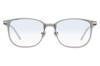 Zoff Wellington Sunglasses ZA261G46 Gradient Color Lens UV Protection Unisex Gray Clear Lightweight Summer Style