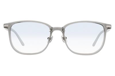 Zoff Wellington Sunglasses ZA261G46 Gradient Color Lens UV Protection Unisex Gray Clear Lightweight Summer Style
