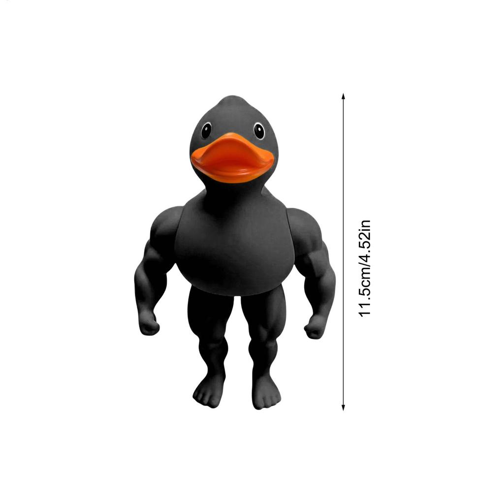 3D Printing Animal Buff Duck Figurine Duck Family Member Courtyard Ornaments Artwork Animal Sculptures Modern Home Decor