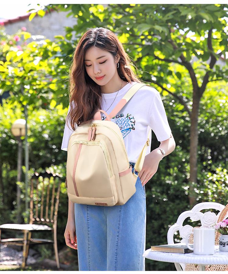 Women's Korean Style Large Capacity Double Shoulder Backpack - Casual, Stylish, Versatile Travel Bag for Students