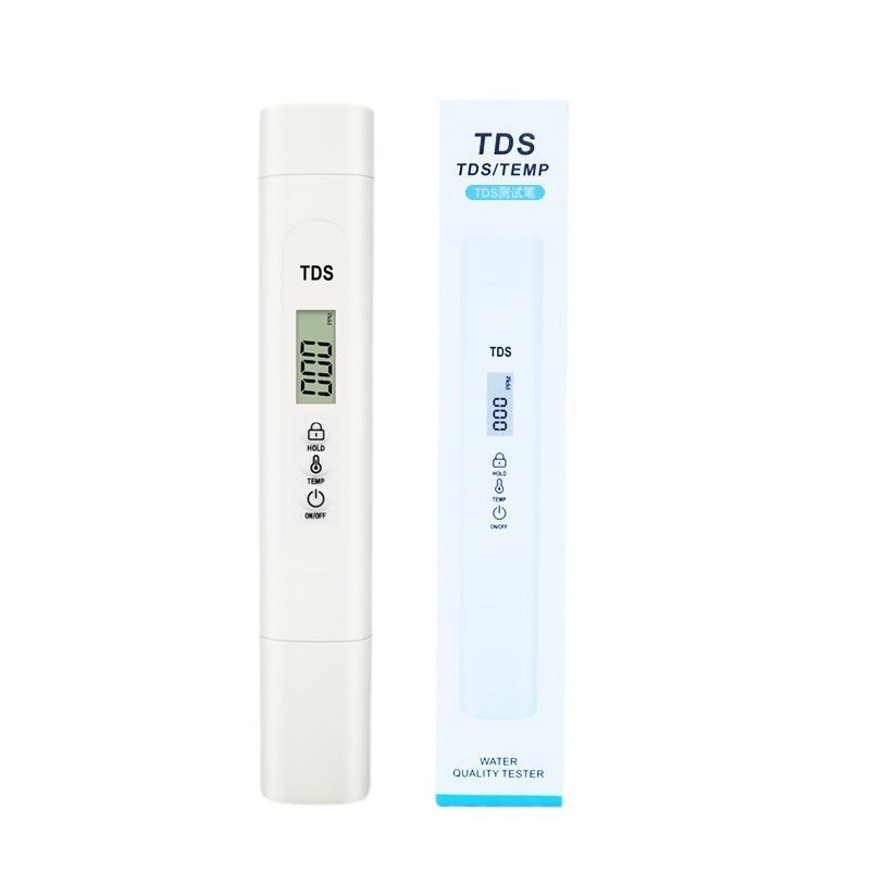 

1 шт. ручка для тестирования качества воды TDS, белая ручка для тестирования воды TDS, прибор для тестирования качества минеральной воды 1,5 В*2