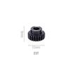 M0.6 17T 18T 19T 20T 21T 22T 23T 24T 25T 26T 27T 28T 5mm Shaft Metal Pinion Steel Motor Gear for 1/10 RC Car Model Toy Parts
