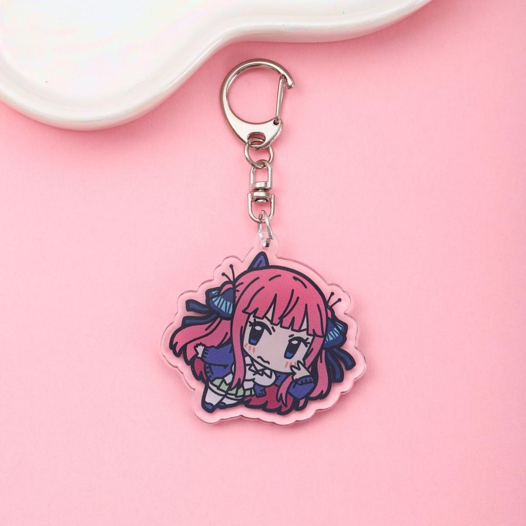 1/10 Stück Anime The Quintessential Quintuplets Acryl Schlüsselanhänger Rucksack Anhänger Tasche Charms Zubehör Dekoration Feiertagsgeschenke