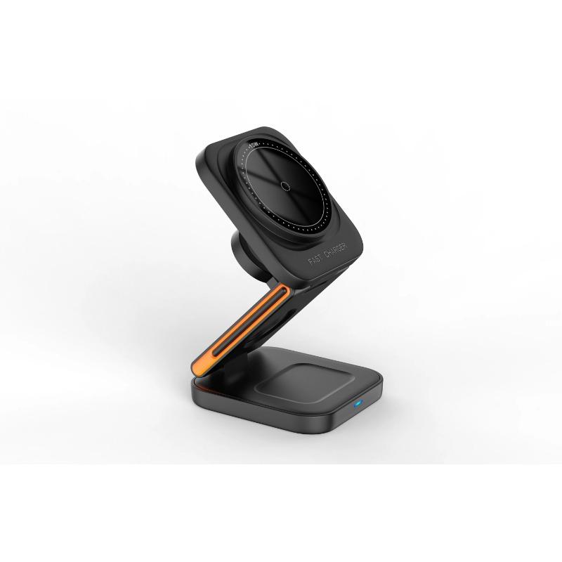 3 In 1 30W Wireless Charger iPhone Magnetic Foldable Wireless Charging Station for iPhone15 14 13 12 Pro  Watch 8 9 Airpods