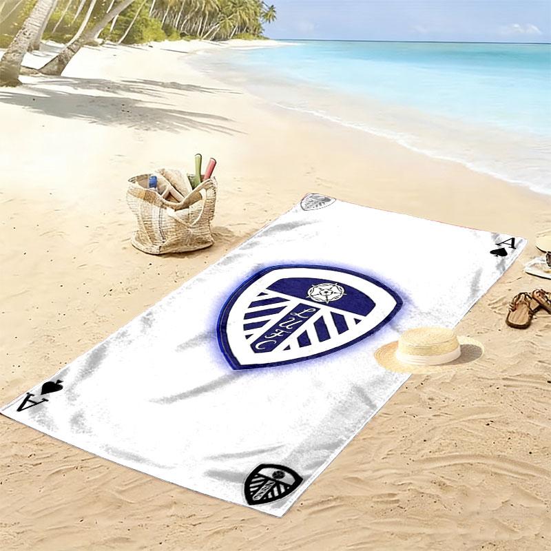 Leeds Poster Strandtuch, Großes Weiches Schnelltrocknendes Handtuch für Strand Camping Schwimmen