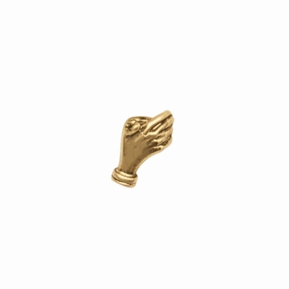 

Zinc Zinc Zinc Alloy Material Flower Holder Pin Vintage Lapel Jewelry Garden Party Accessory золотистый