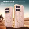 For Motorola Edge 70 5G Case Carbon Fiber Textured Electroplated TPU Phone Back Cover