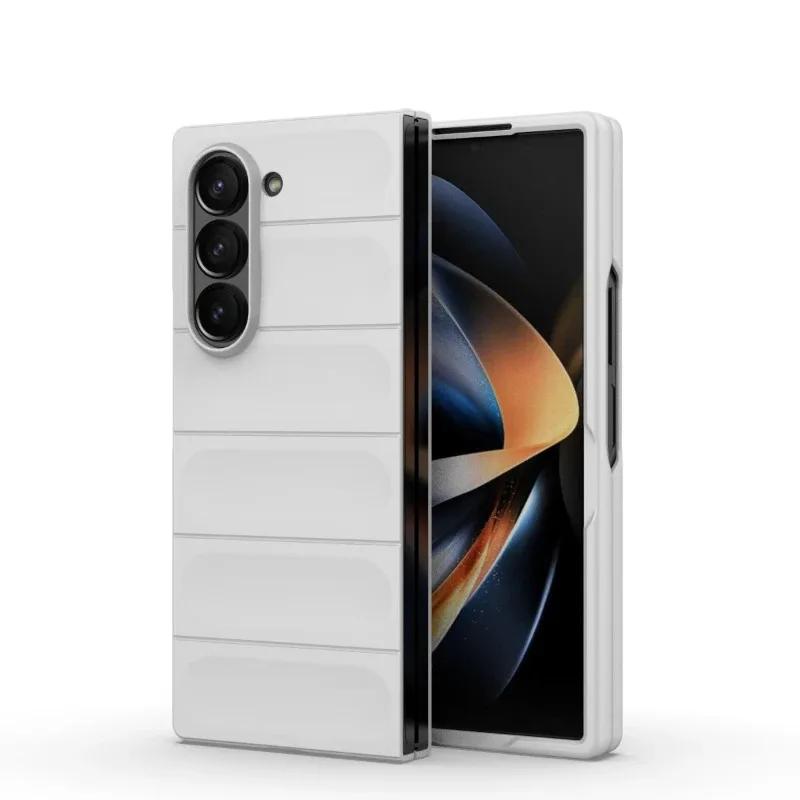 Case For Samsung Galaxy Z Fold 7 6  4 Galaxy Z Flip 7 6  4 Silicone Protective Cover Coque Capa Fundas