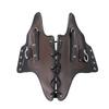 Motorcycle Universal Heat Saddle Shield Deflectors PU Leather Black For Harley Touring Softail Sportster Kawasaki Yamaha Honda